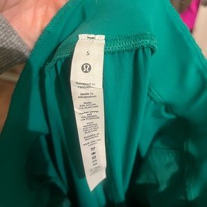 Lulu Kelly green high waisted split hem pants never worn